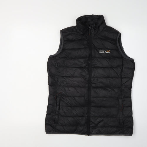 Regatta Women's Black Waistcoat Size 12 Zip Outdoor