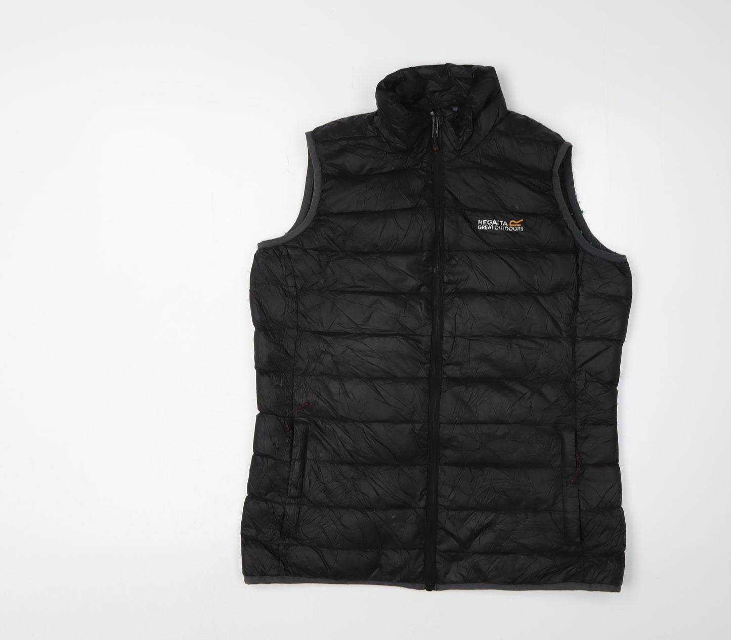 Regatta Women's Black Waistcoat Size 12 Zip Outdoor