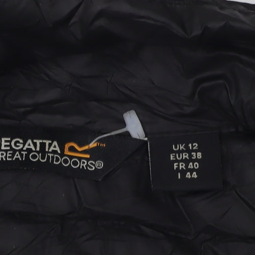 Regatta Women's Black Waistcoat Size 12 Zip Outdoor
