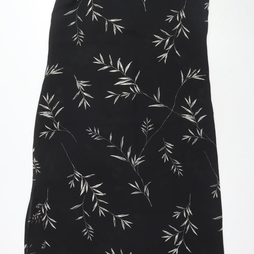 Emma James Women's Black Floral Shift Dress Size 14