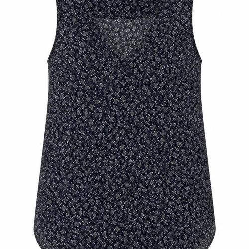 Ann Taylor Women's Blue Floral Sleeveless Blouse XS