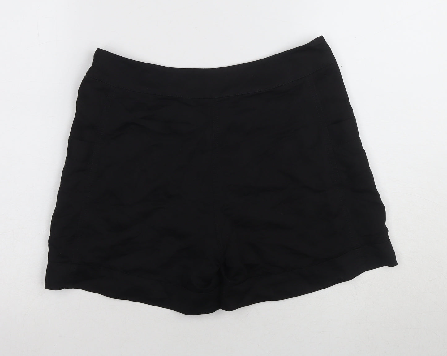 Karen Millen Women's Black Denim Shorts Size 8 Casual