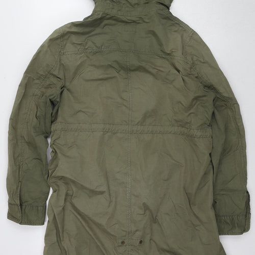 Uniqlo Women's Green Parka Jacket Size L