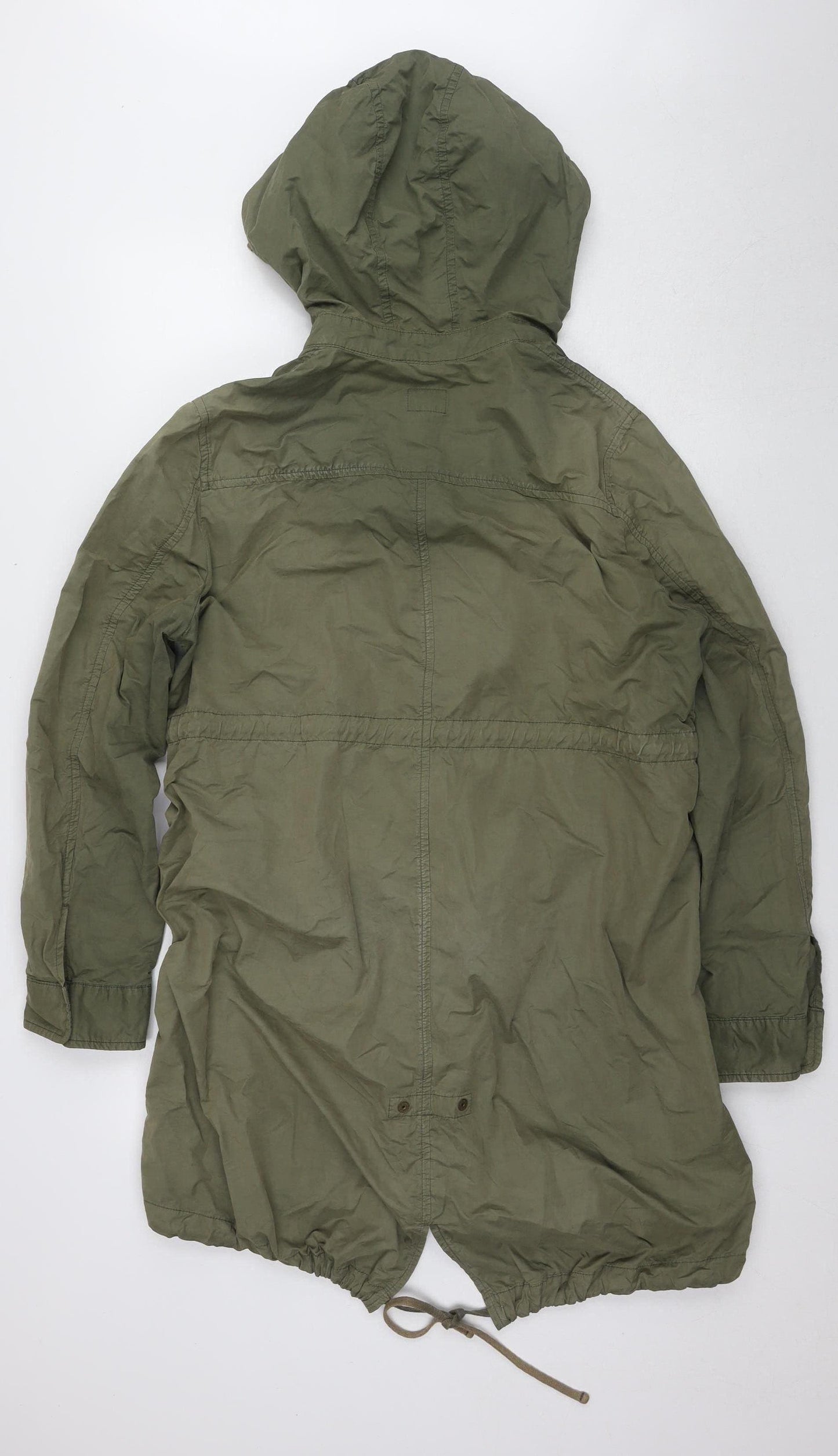 Uniqlo Women's Green Parka Jacket Size L