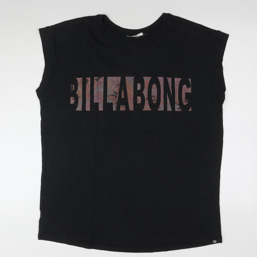 Zillah Bong Black Sleeveless T-Shirt, Size 14, Unisex Casual