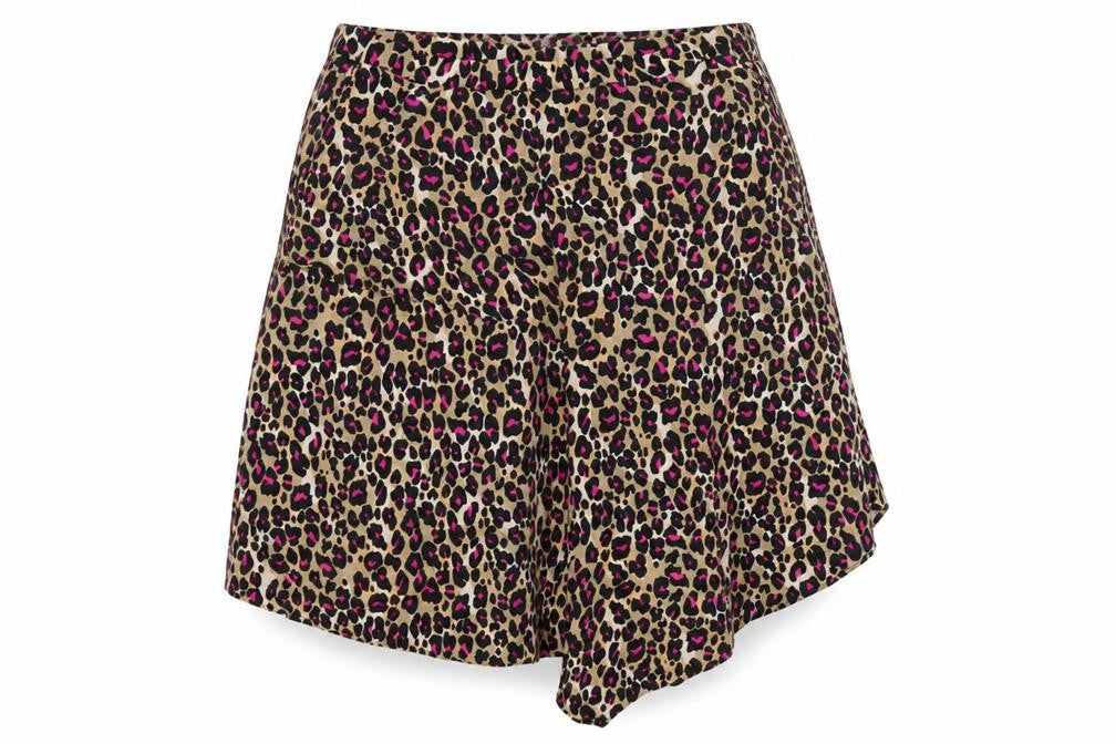 Front view of Hush Women's Multicoloured A-Line Skirt -, size 4