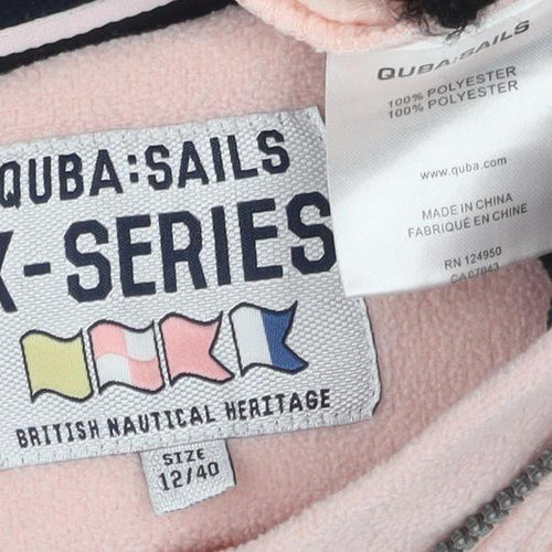 Quba Sails Women's Pink Fleece Jacket Size 12
