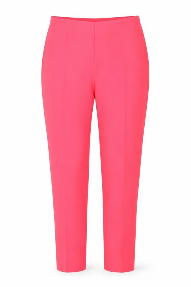 Front view of Louche Women's Pink Trousers, size 10