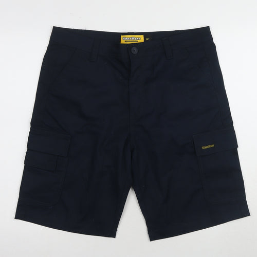 Workwear Men's Black Cargo Shorts, L, Regular Fit