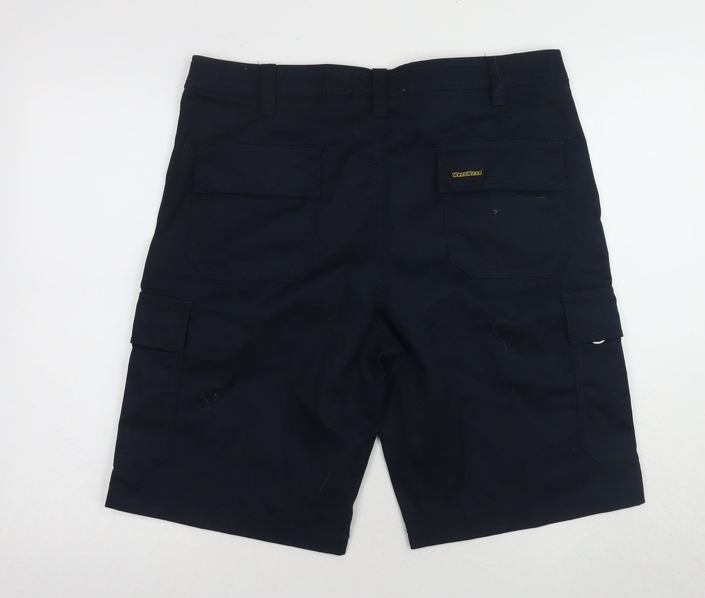 Workwear Men's Black Cargo Shorts, L, Regular Fit