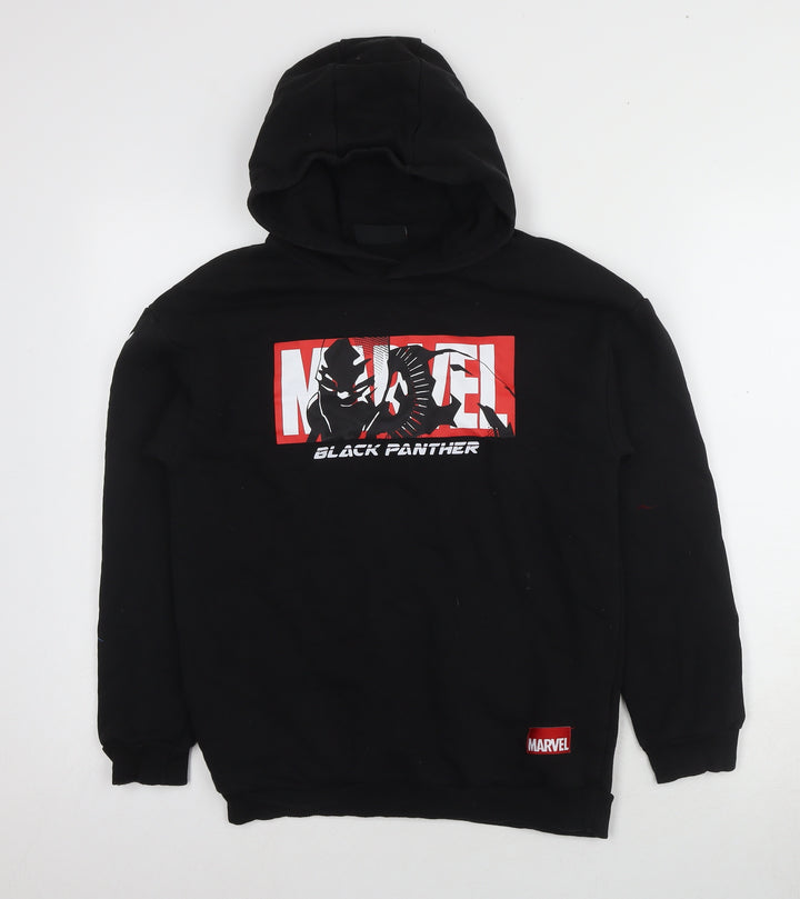 Marvel Boys Black Panther Hoodie 12-13 Years Pullover