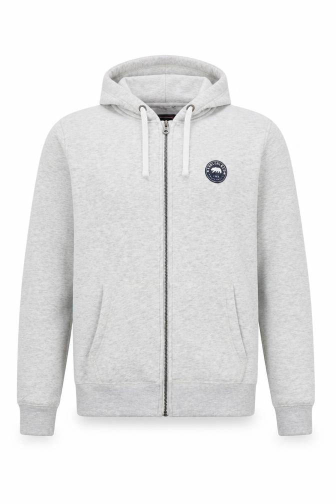 SoulCal & Co Unisex Grey Full Zip Hoodie Size 10