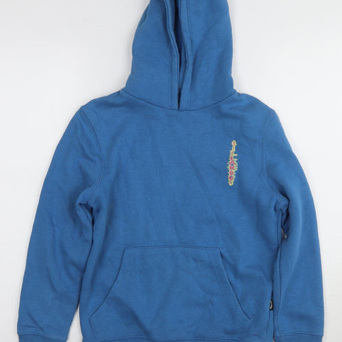 Billabong Boys Blue Graphic Pullover Hoodie M