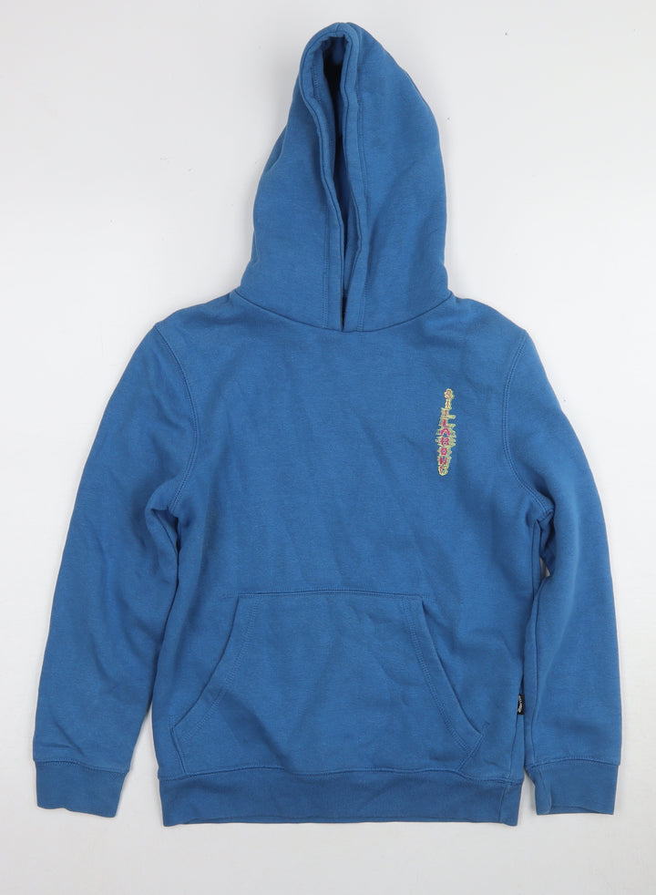 Billabong Boys Blue Graphic Pullover Hoodie M