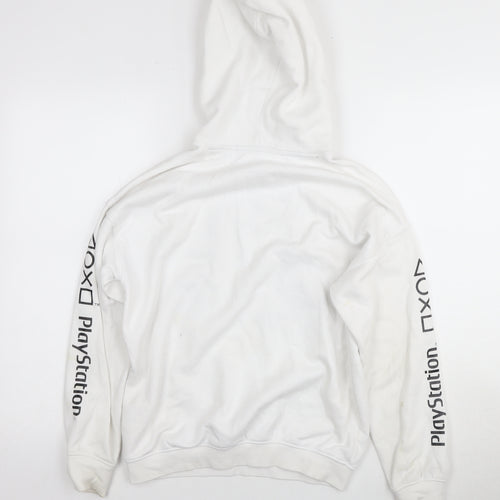 H&M Boys' White PlayStation Pullover Hoodie 10-12 Years