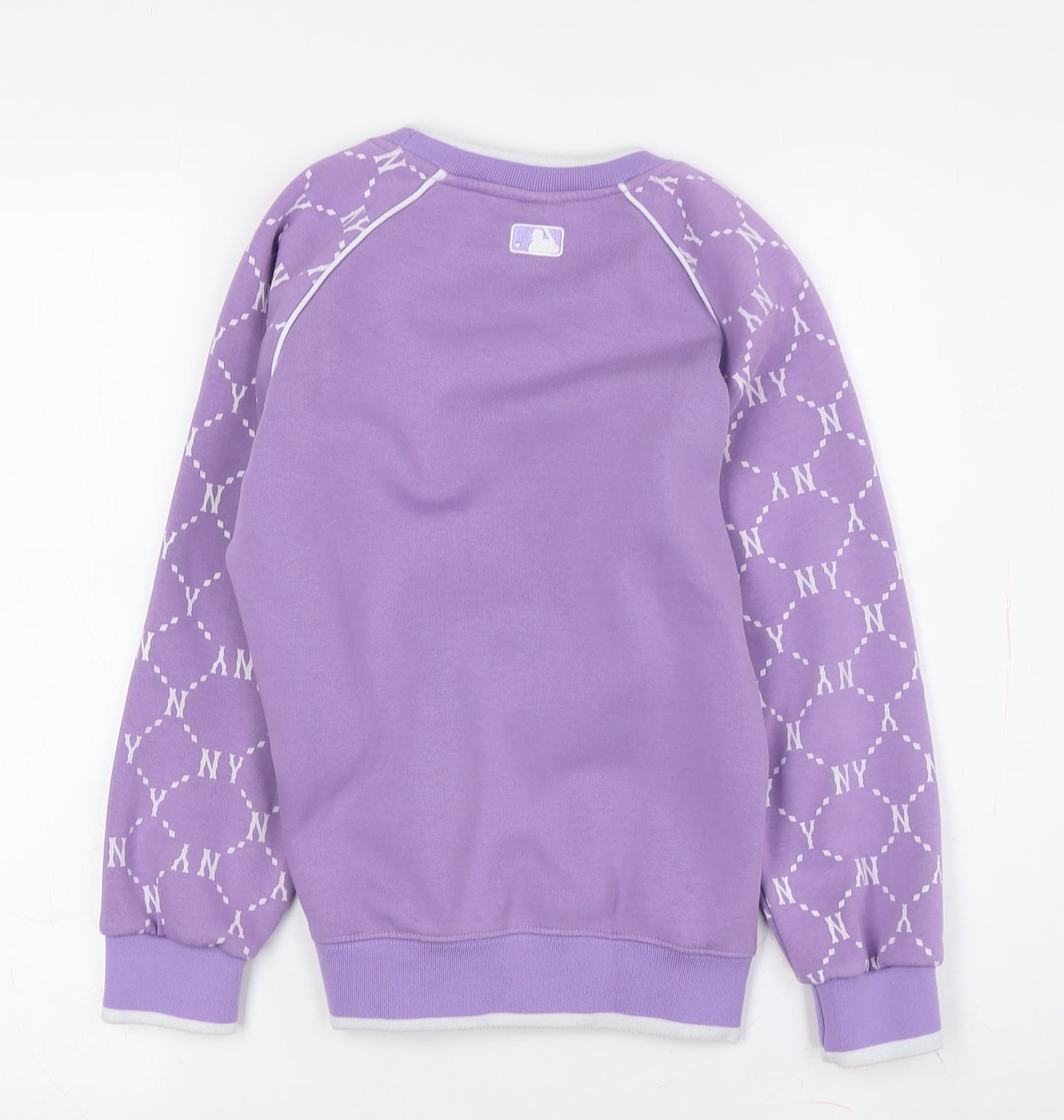New Era Girls Purple Logo Pullover Sweatshirt 12-13 Years