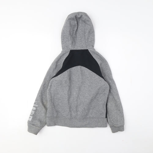 Nike Boys Black Full Zip Hoodie - Size 8-9 Years