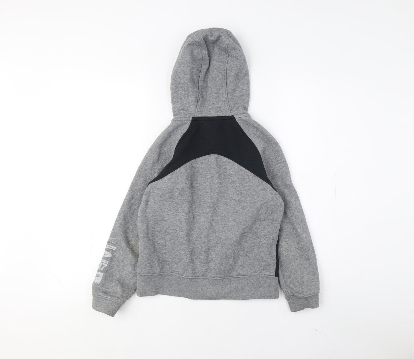Nike Boys Black Full Zip Hoodie - Size 8-9 Years