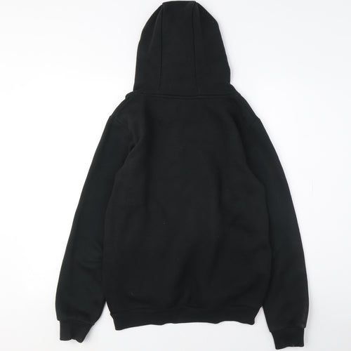 McKenzie Boys Black Hoodie 13-14 Years Pullover Logo Design