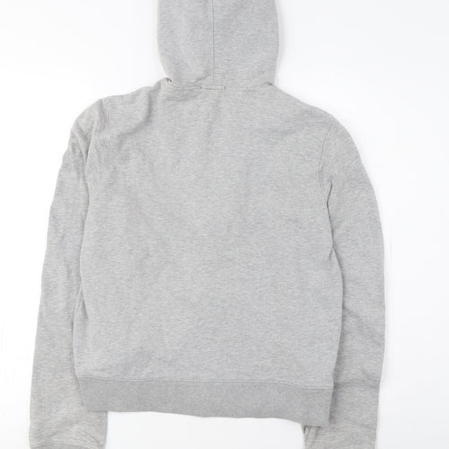 GAP Women's Grey Full Zip Hoodie, Size S, Comfy and Stylish