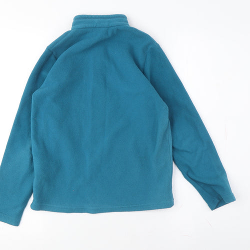 Boys Blue Decathlon Fleece Pullover Sweatshirt - M
