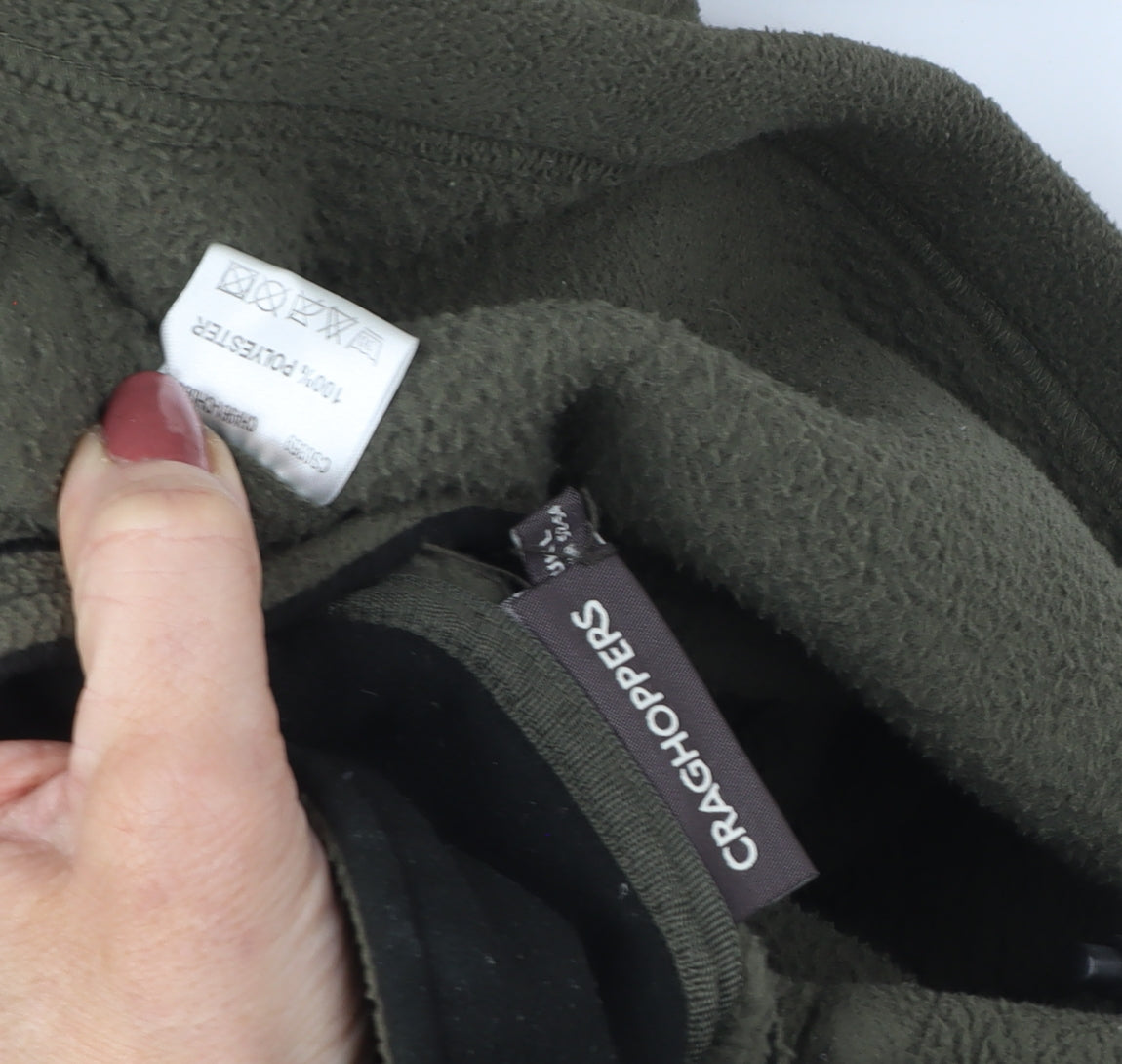 Craghoppers Men's Green Fleece Jacket Size L