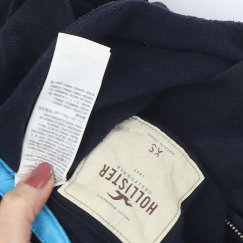 Hollister Women's Black XS Full Zip Hoodie