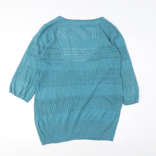 Bel Fina Women's Blue Knit Pullover Size 10