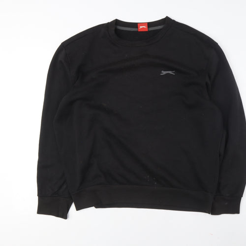 Slazenger Black Men's Pullover Sweatshirt L Lightweight