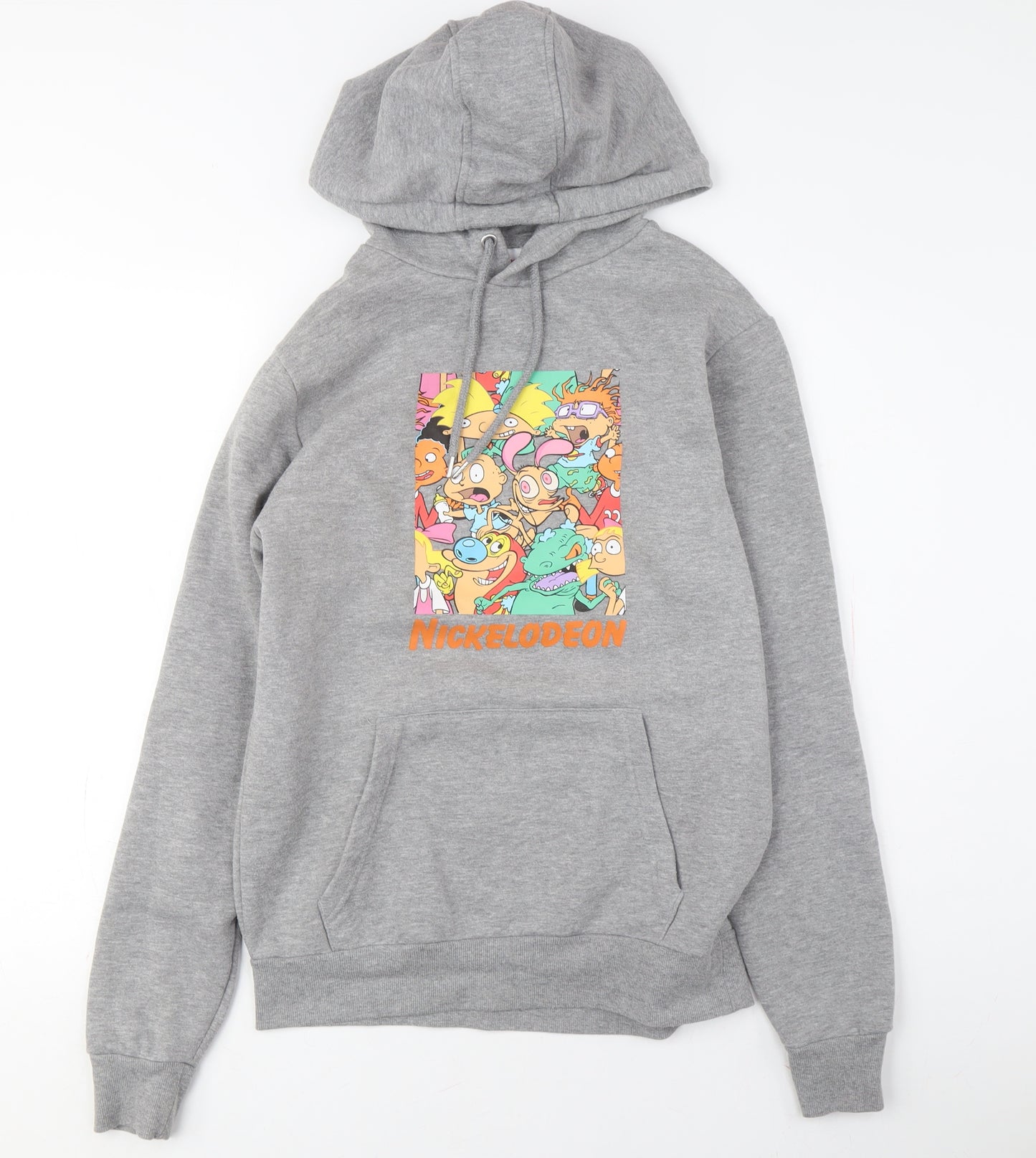 Nickelodeon Unisex Grey Pullover Hoodie M