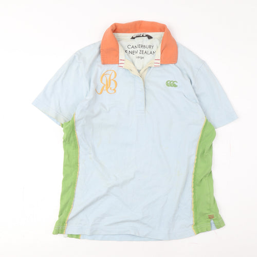 Canterbury Multicolour Polo Shirt Large - Sporty Casual Style