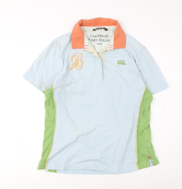 Canterbury Multicolour Polo Shirt Large - Sporty Casual Style