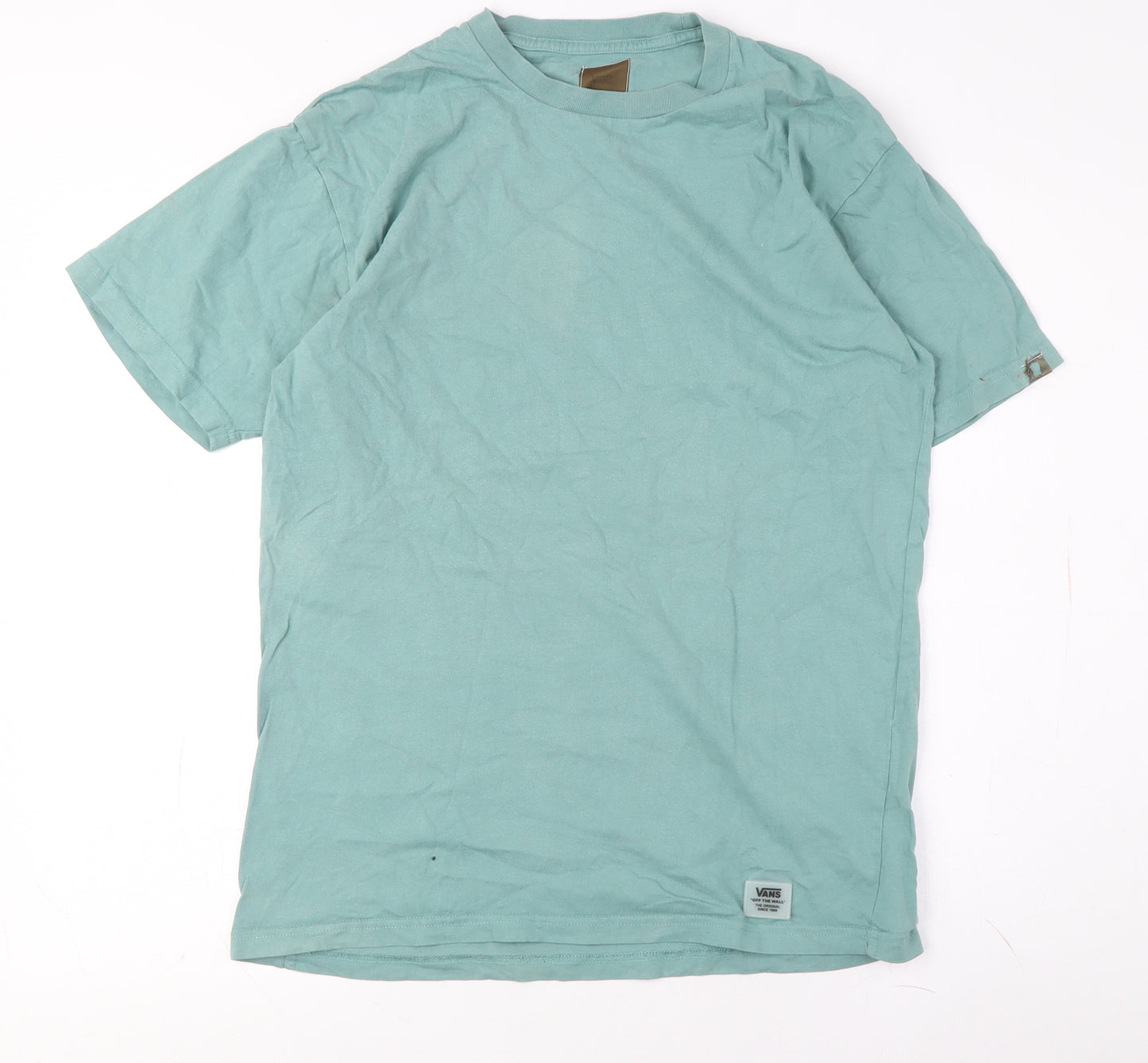 Vans Women's Green T-Shirt - Casual Comfort Size M