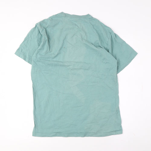Vans Women's Green T-Shirt - Casual Comfort Size M