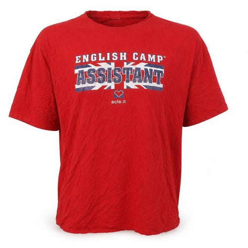 SOS Men's Red XL College Patriotic T-Shirt