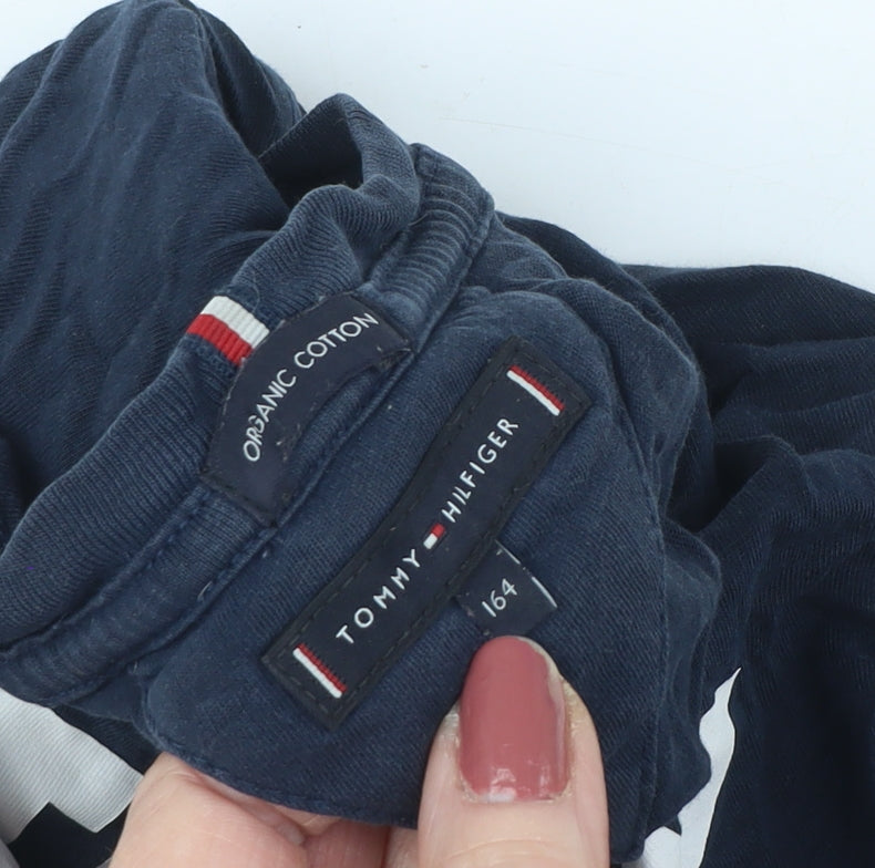Tommy Hilfiger Boys Blue Graphic T-Shirt 13-14Y