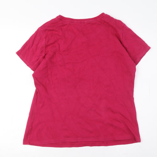 DESIGNERS AQUEBRANDS Women’s Red Floral T-Shirt