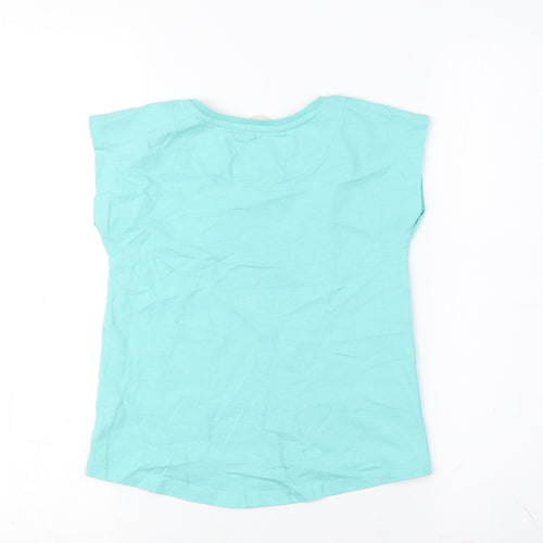 John Lewis Girls Green T-Shirt, 8 Years, Nature Graphic Tee