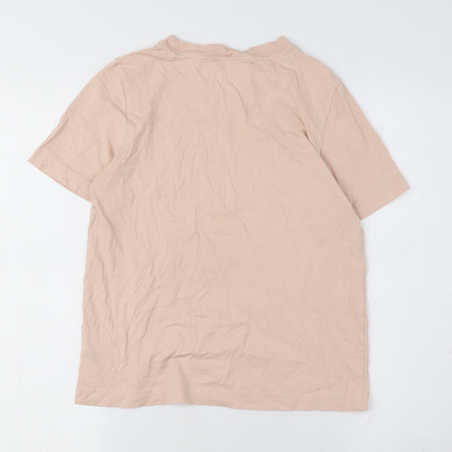 COS Women's Beige XS Basic Crew Neck T-Shirt