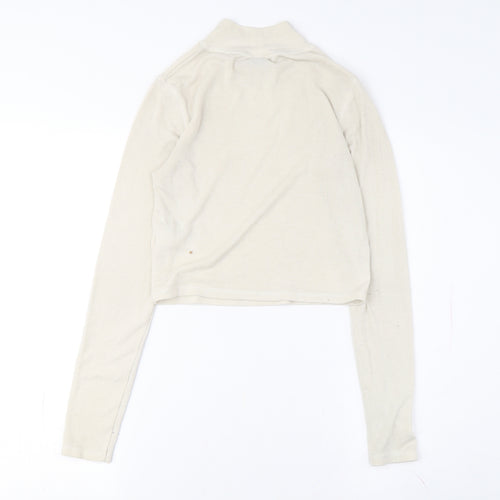 Urban Outfitters Women's White Cropped Top S