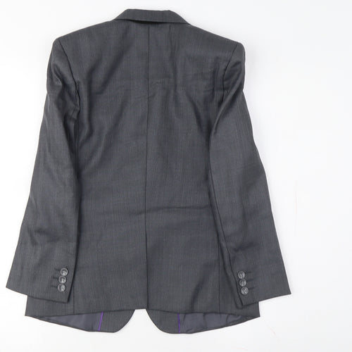 Cinda Women Grey Blazer Size 14 Business Classic
