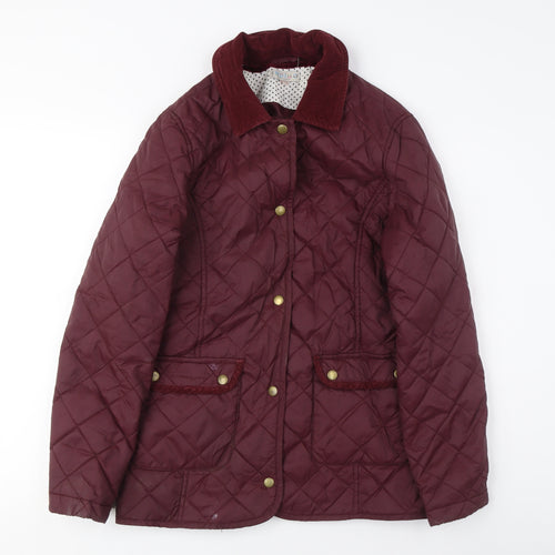 Marks & Spencer Teens Quilted Red Jacket 13-14Y