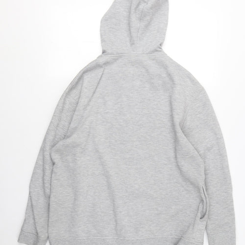Active VIII Grey Full Zip Hoodie Unisex Size 16