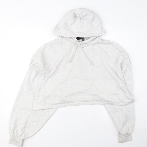 ASOS Design Women's Grey Pullover Hoodie Size 10