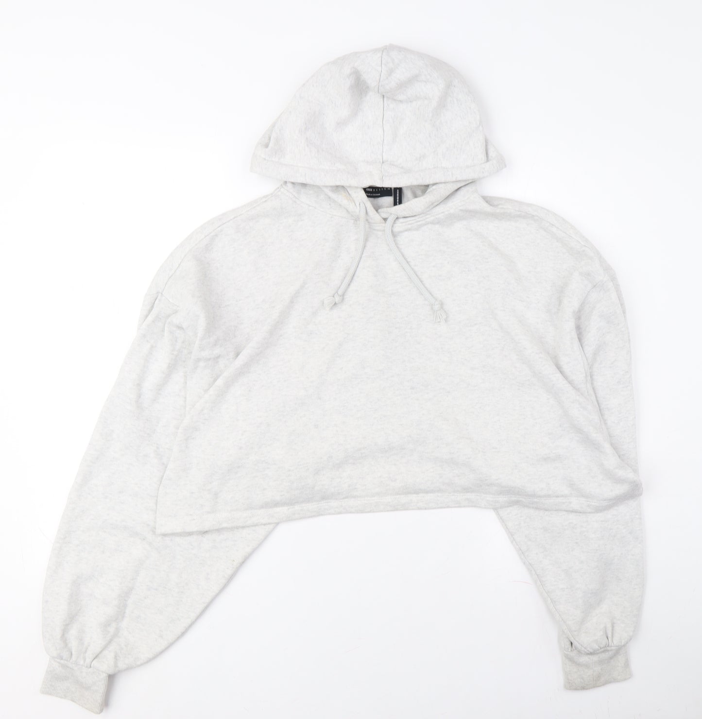 ASOS Design Women's Grey Pullover Hoodie Size 10