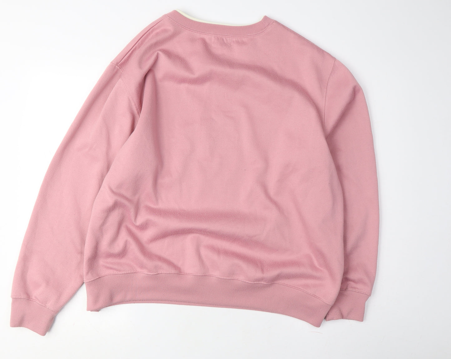 Damart Women's Pink Pullover Sweatshirt L