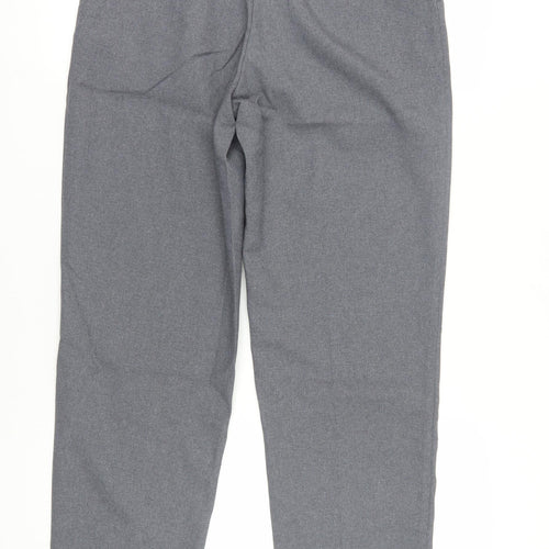 Levi's Women's Grey Polyester Trousers Size 12