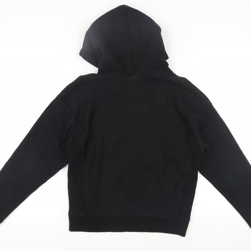 Champion Unisex Black Pullover Hoodie, Small, Casual Style