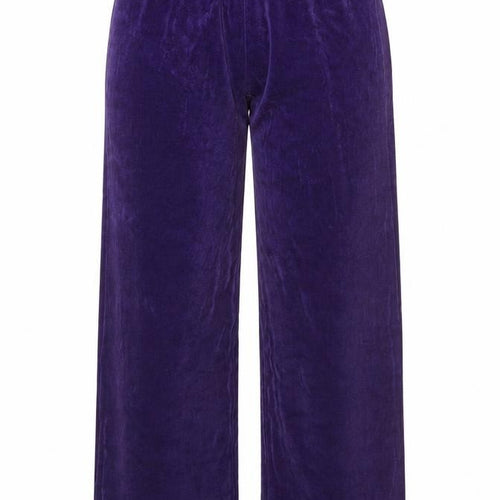 Coldwater Creek Women's Purple Wide-Leg Trousers