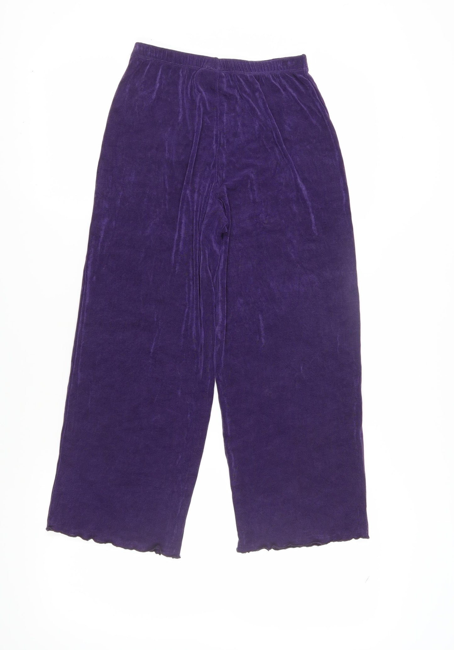 Coldwater Creek Women's Purple Wide-Leg Trousers